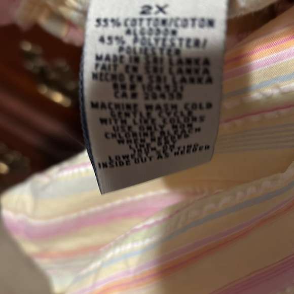 Seersucker Caribbean Joe 2X capries NWO - Picture 3 of 4